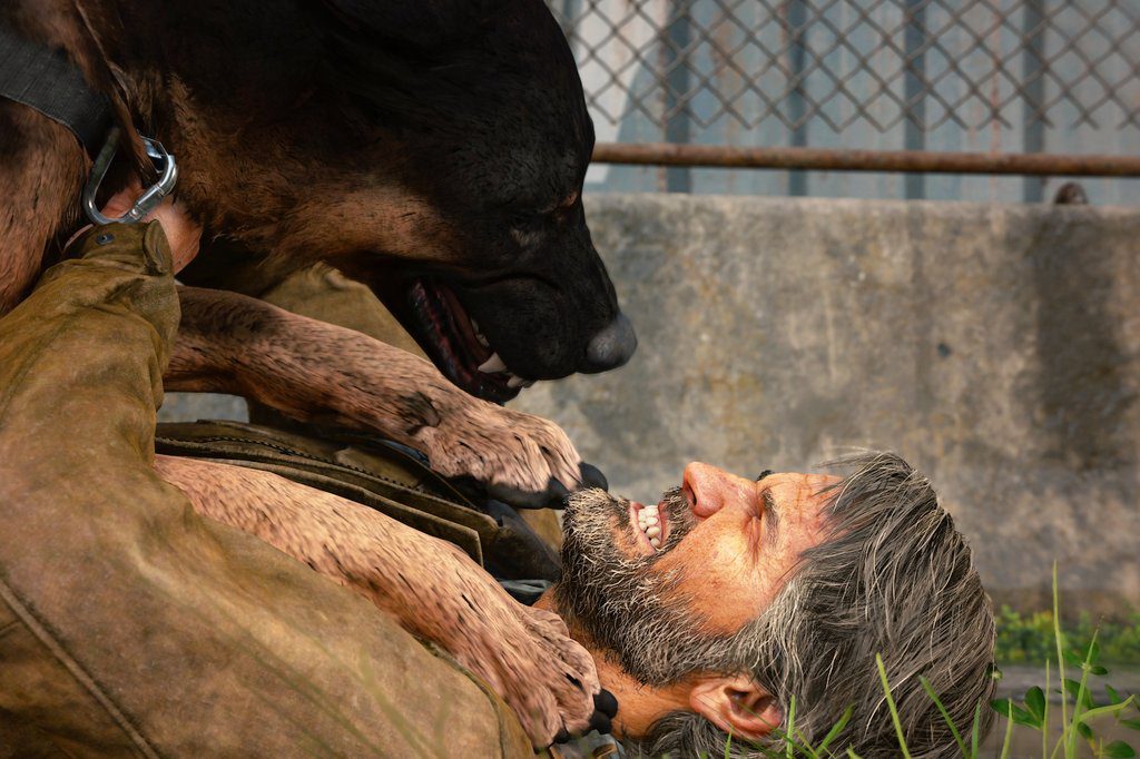 joel and dog