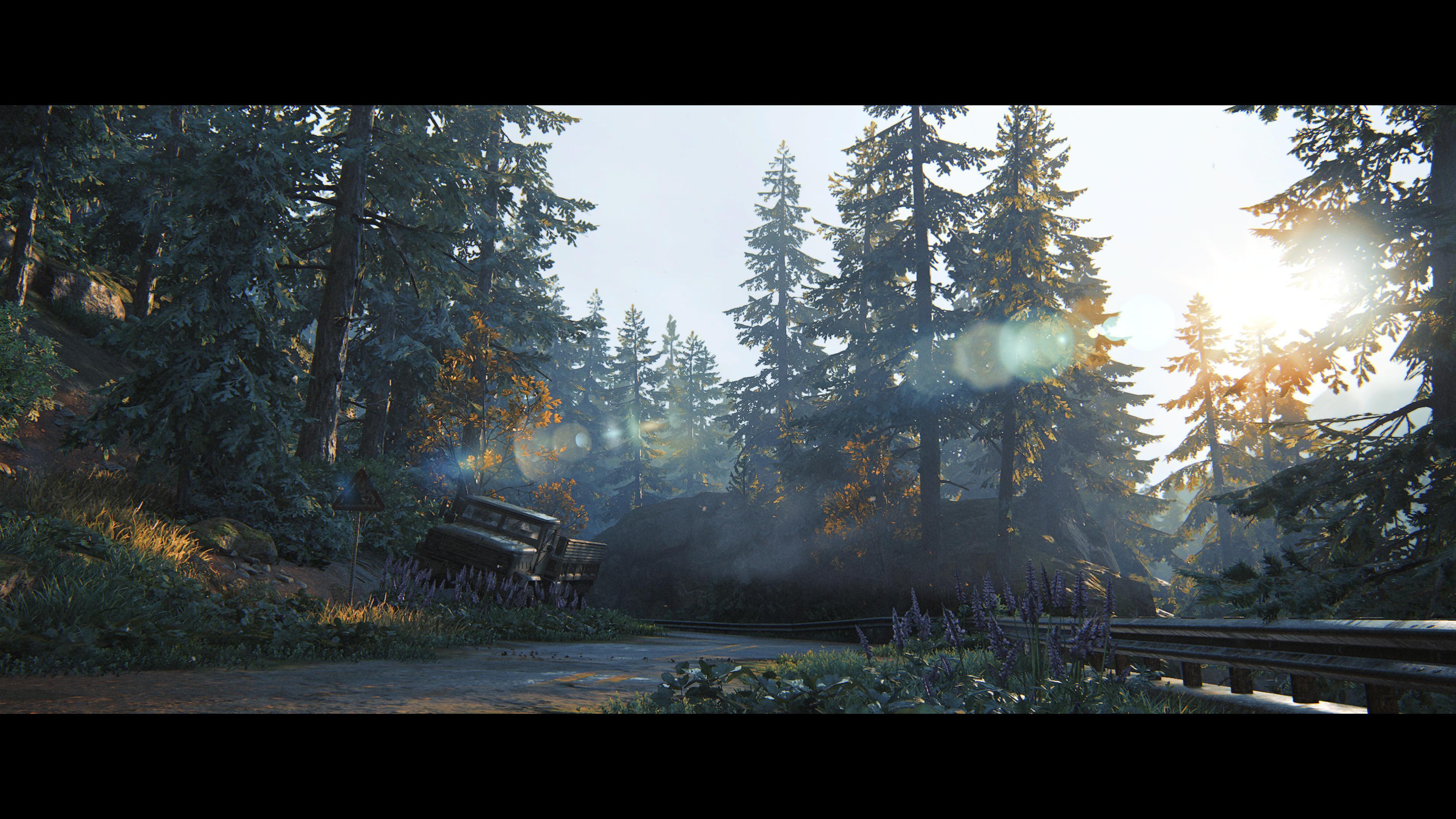 scene from game abandoned car